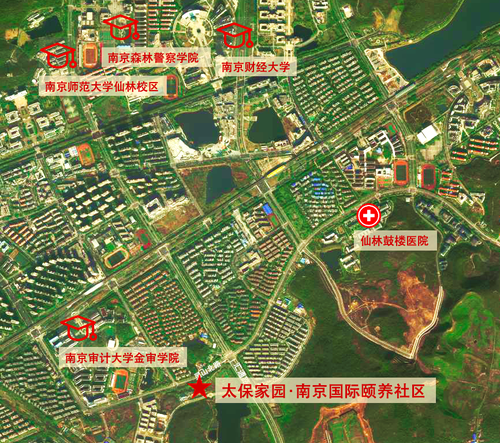太保家園?南京國(guó)際頤養(yǎng)社區(qū)地圖