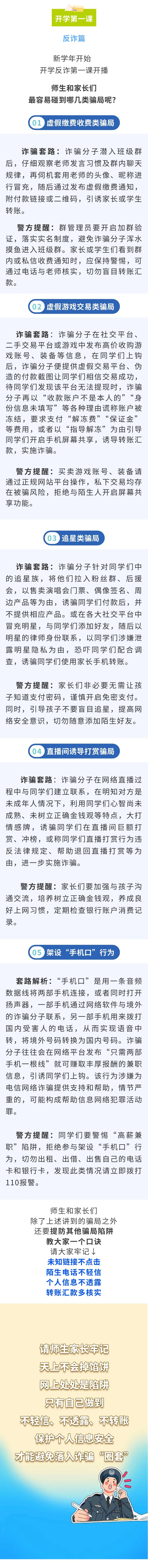 來源:國家反詐中心-純干貨!開學反詐第一課【中小學生篇】 來源:國家反詐中心-純干貨!開學反詐第一課【中小學生篇】